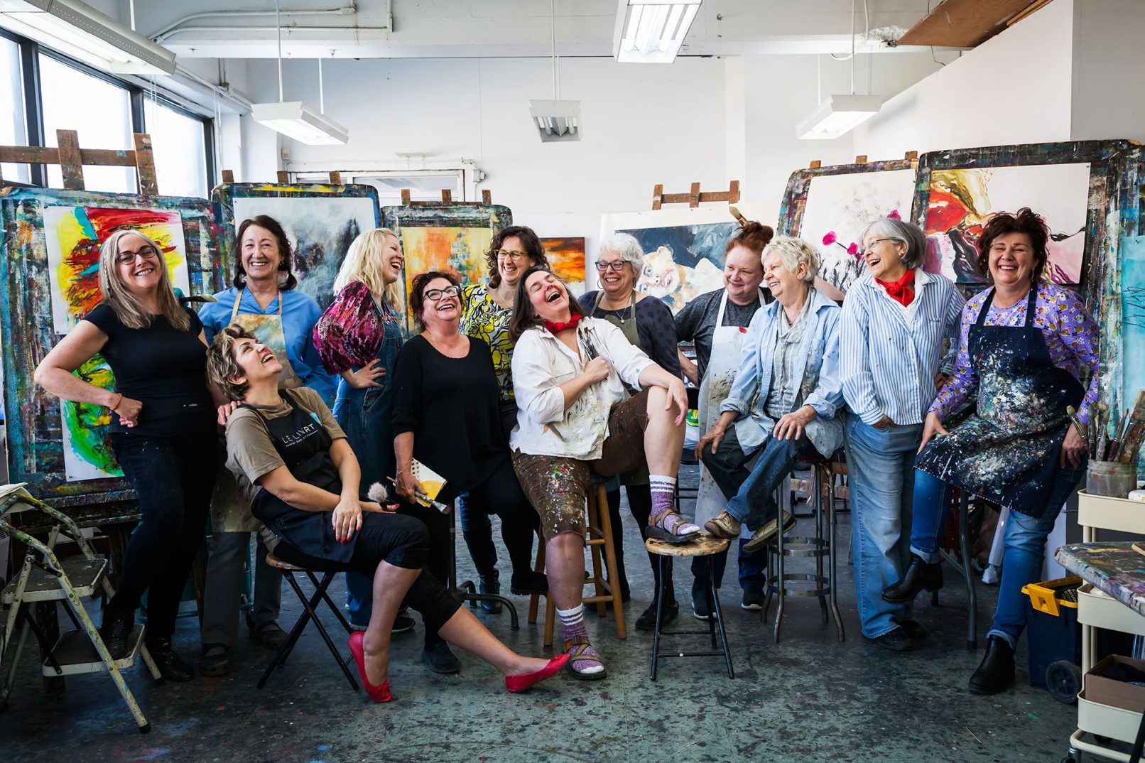 Editorial photo of artists and painters by Marili Clark Photographer.