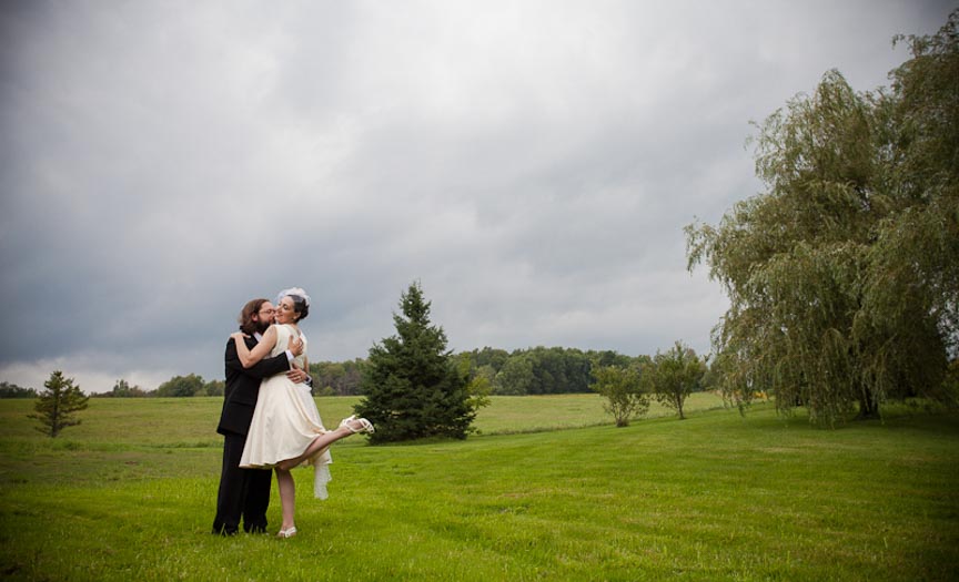 Photo of bride and groom by Marili Clark Photographer.