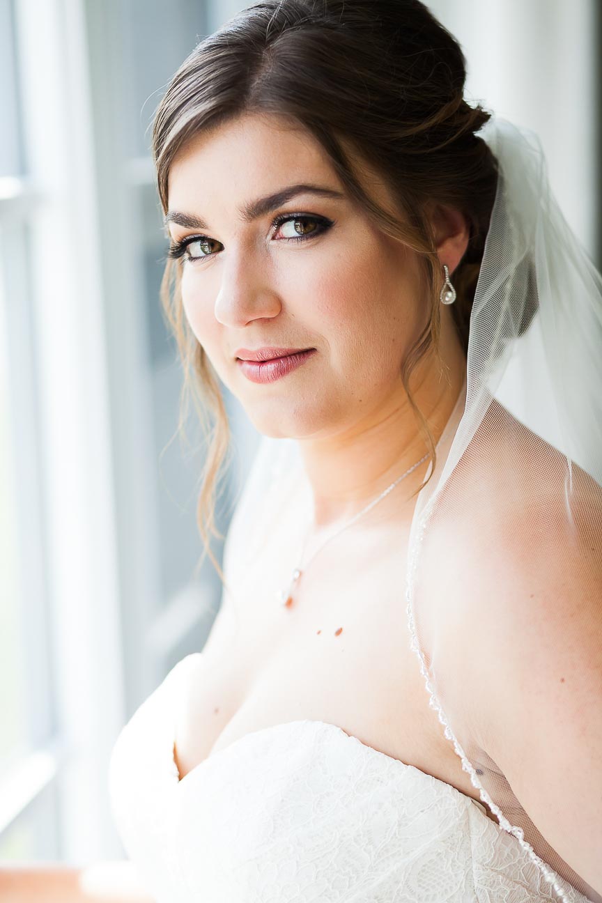 Portrait of bride by Marili Clark Photographer.