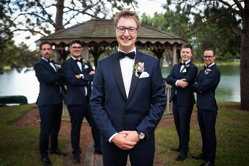 Photo of groom and his best men by Marili Clark Photographer.